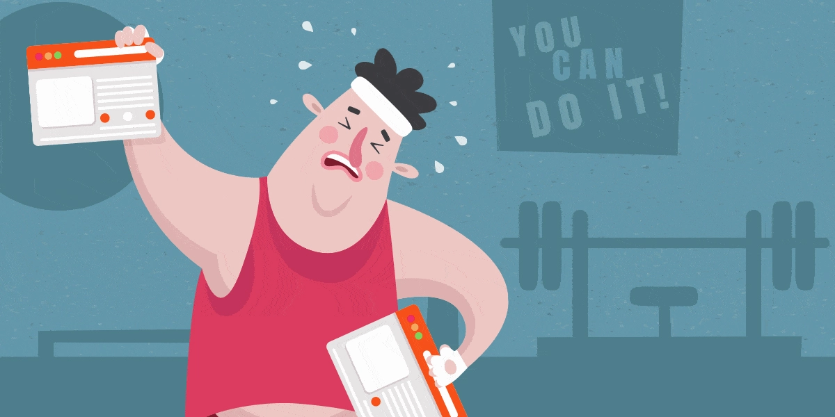 Pumping Iron & Your Website: What’s the Connection?