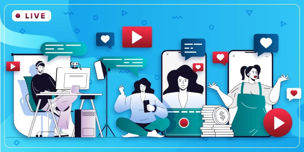 The Pros and Cons of Live Streaming for Small Businesses graphic