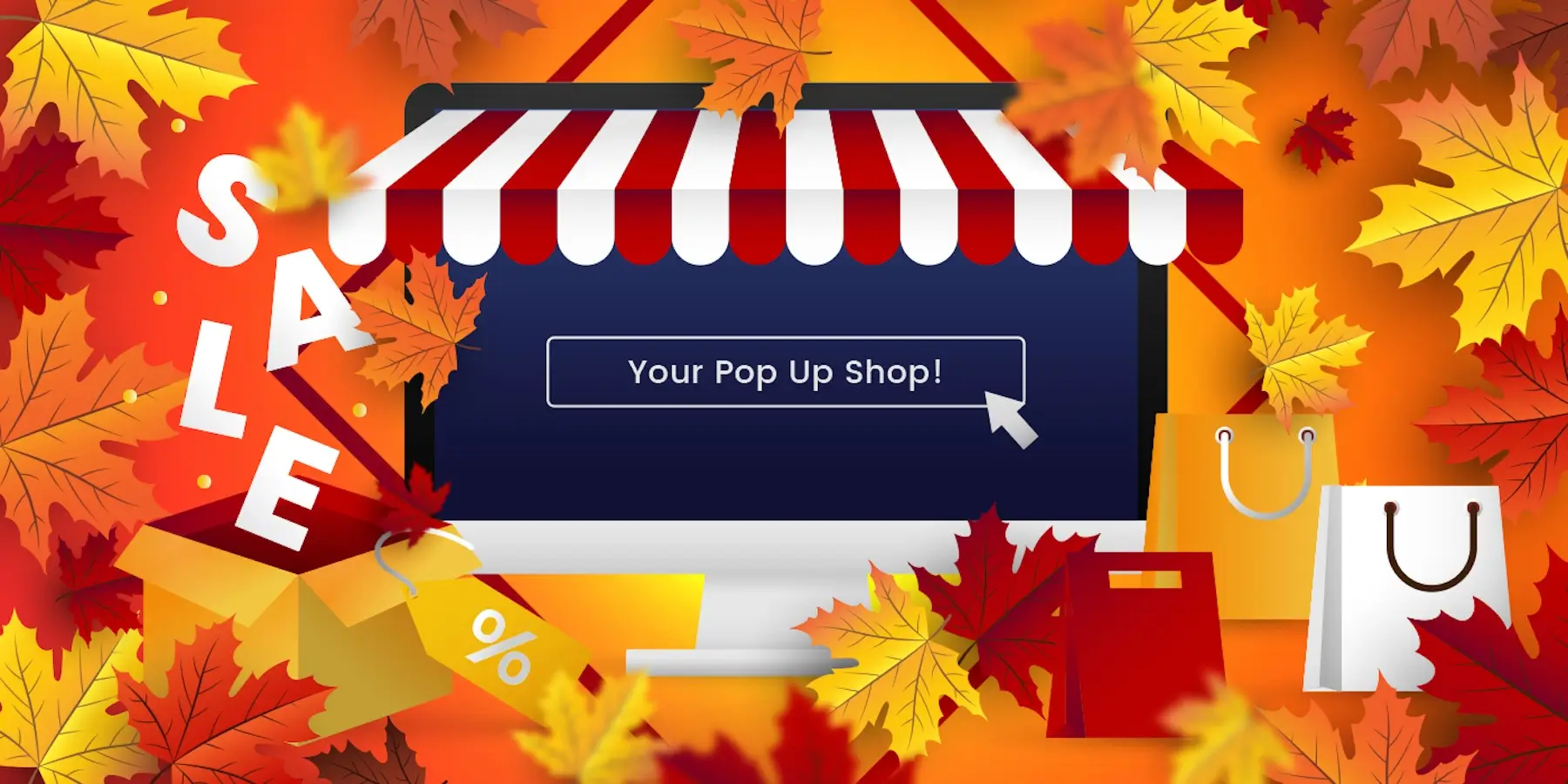 Show Off Your Best Products for Fall with a Virtual “Pop-Up” Store graphic