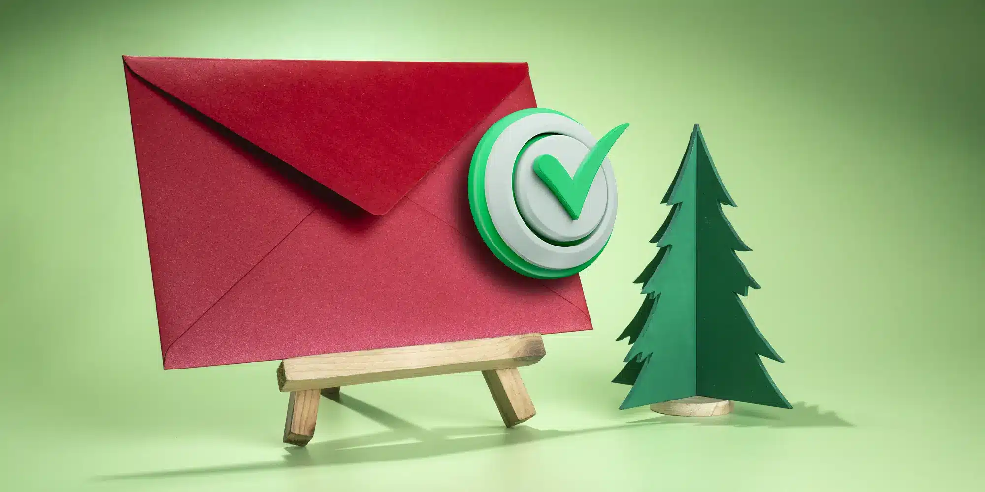 holiday themed envelope