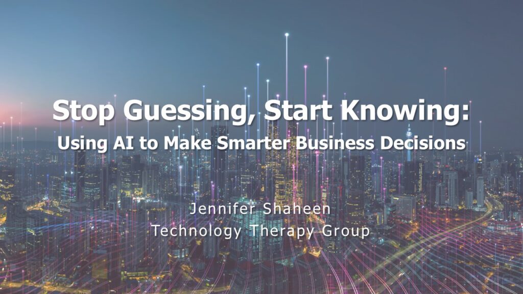 Stop Guessing, Start Knowing: Using AI to Make Smarter Business Decisions