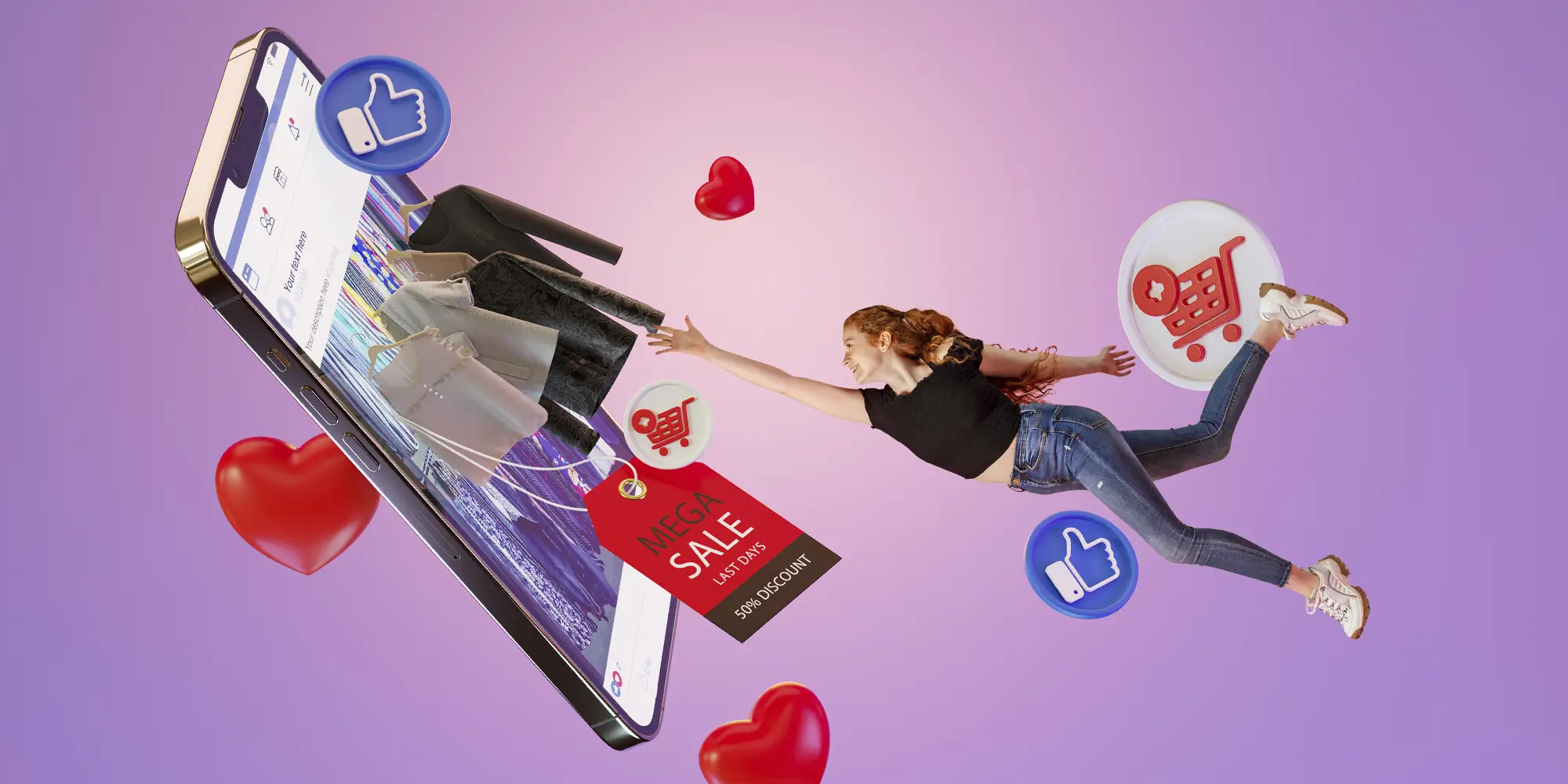 blend of mobile phone and physical products