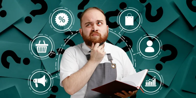 man confused about marketing decisions