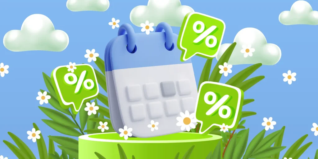 Spring promotions graphic