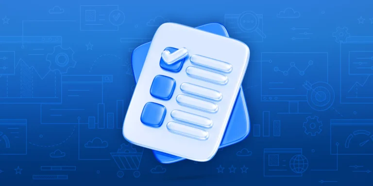 checklist representing quality assurance standards for marketing